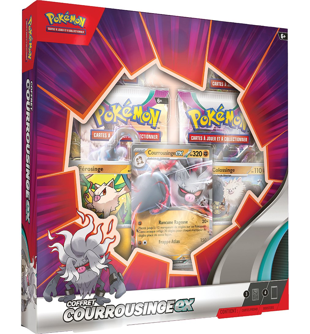 Pokémon : Coffret Courrousinge-Ex Juillet 2024