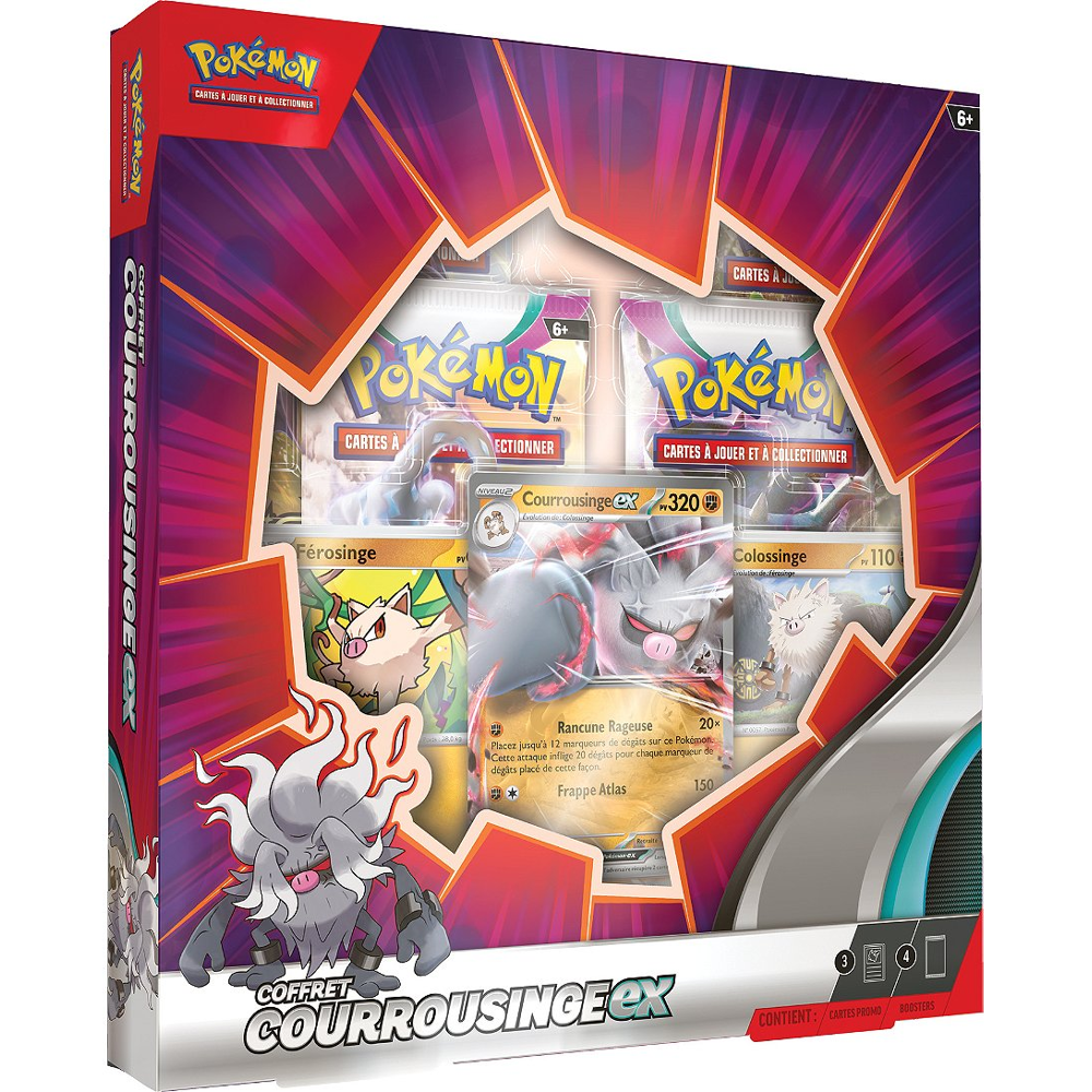Pokémon : Coffret Courrousinge-Ex Juillet 2024