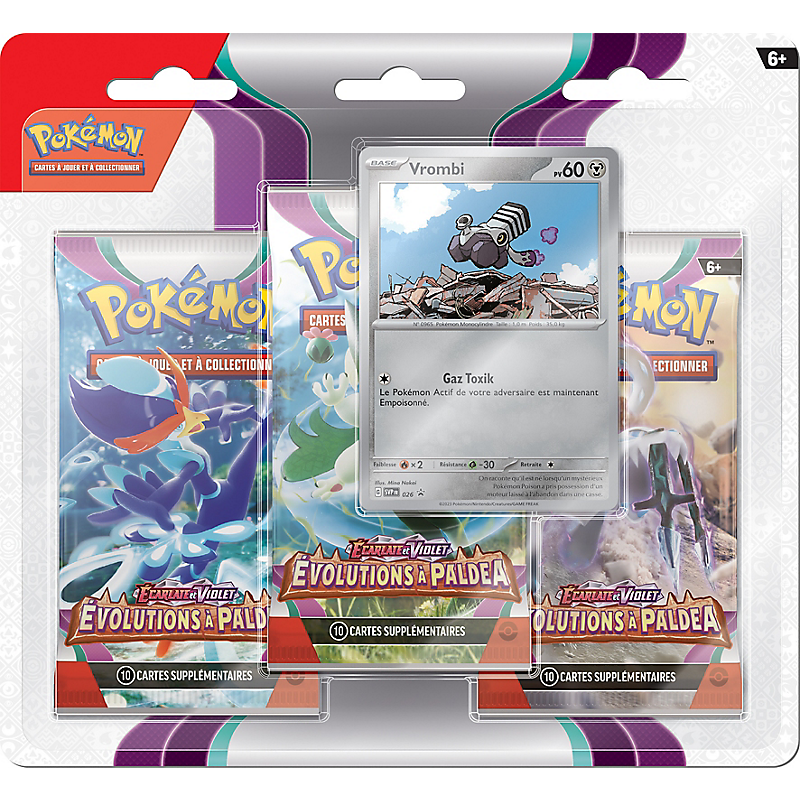 Pokémon EV02 : Pack 3 boosters