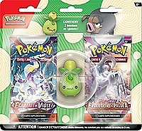Pack Cartes Pokémon 2 boosters + Gomme (modèle aléatoire)