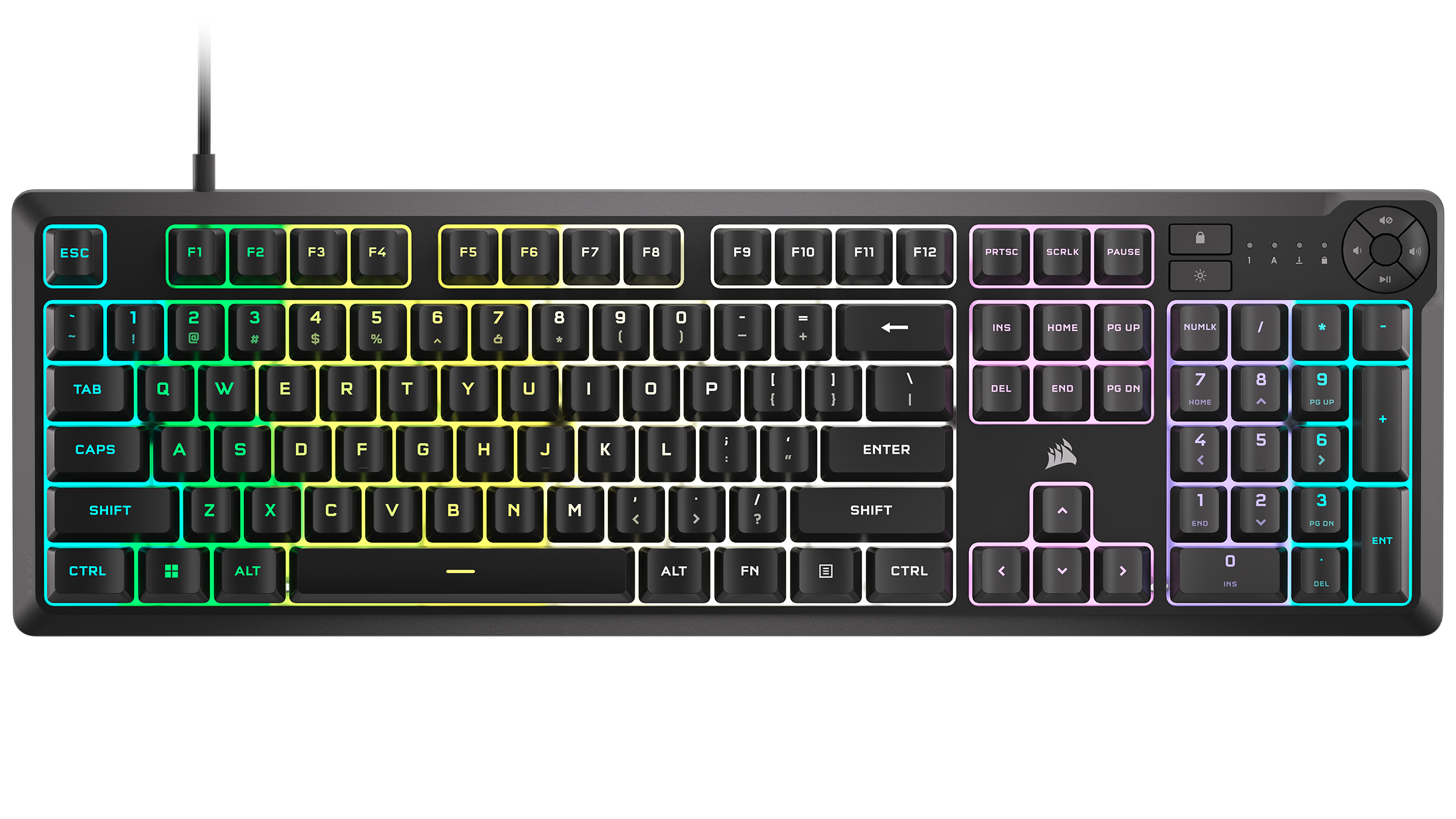 Corsair K55 CORE RGB - Noir - Clavier