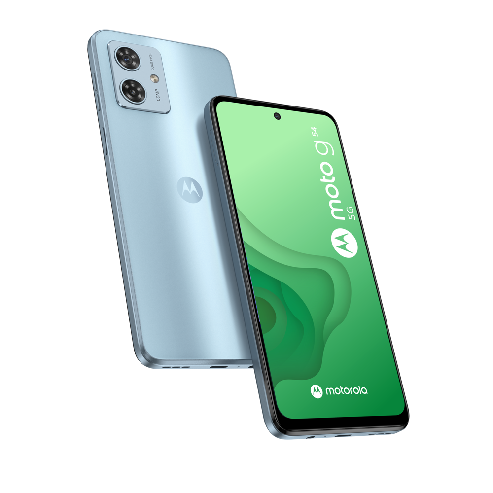 Smartphone Motorola G54 5G 256Go Bleu Clair Glacier