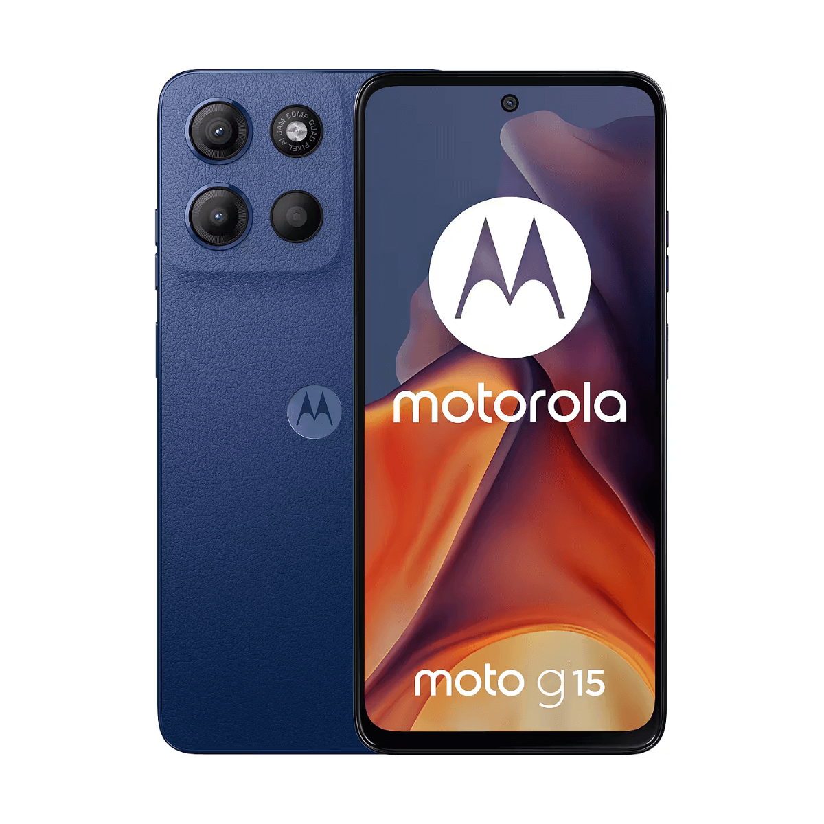 Motorola moto g15 17,1 cm (6.72) Double SIM Android 15 4G USB Type-C 8 Go 256 Go 5200 mAh Marine