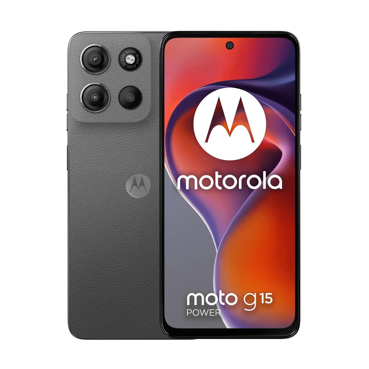 Motorola moto g15 power 17,1 cm (6.72) Double SIM Android 15 4G USB Type-C 8 Go 512 Go 6000 mAh Gris