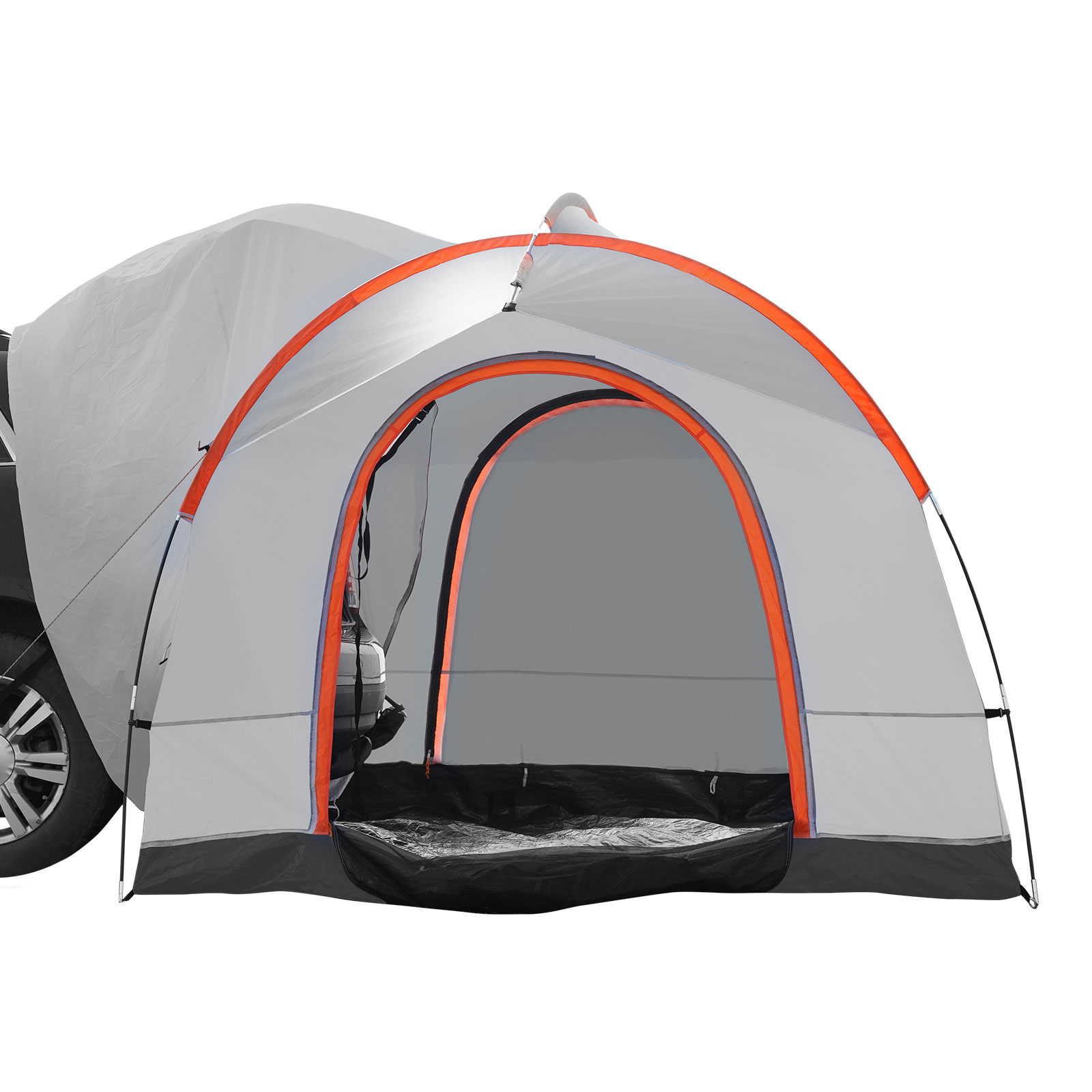 VEVOR Tente De Camping Gonflable 3x2x2 M – Oxford 300D, Pour 3-5 Personnes, Montage 10-15 Min, Pompe Incluse, Auvent, Moustiquaire
