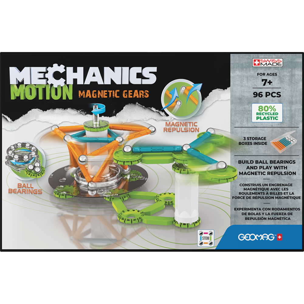 Mechanics Ecofriendly - 96 Pcs Motion - Geomag