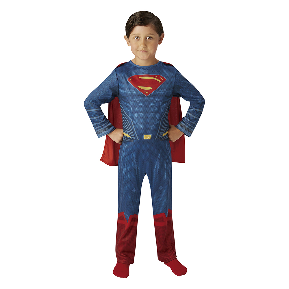 Déguisement Classique Superman Justice League - Taille 5/6 ans - Warner