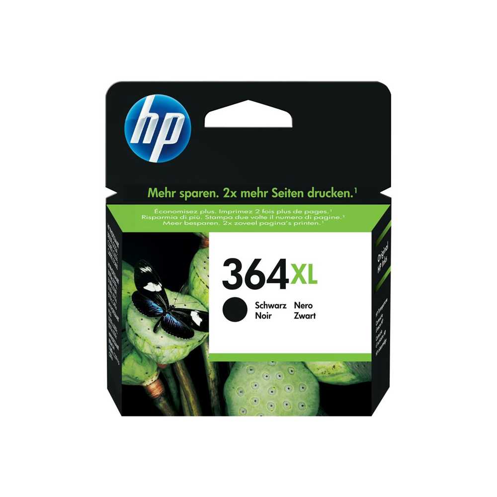 Cartouche d'encre HP 364XL Noire grande capacité Authentique (CN684EE)