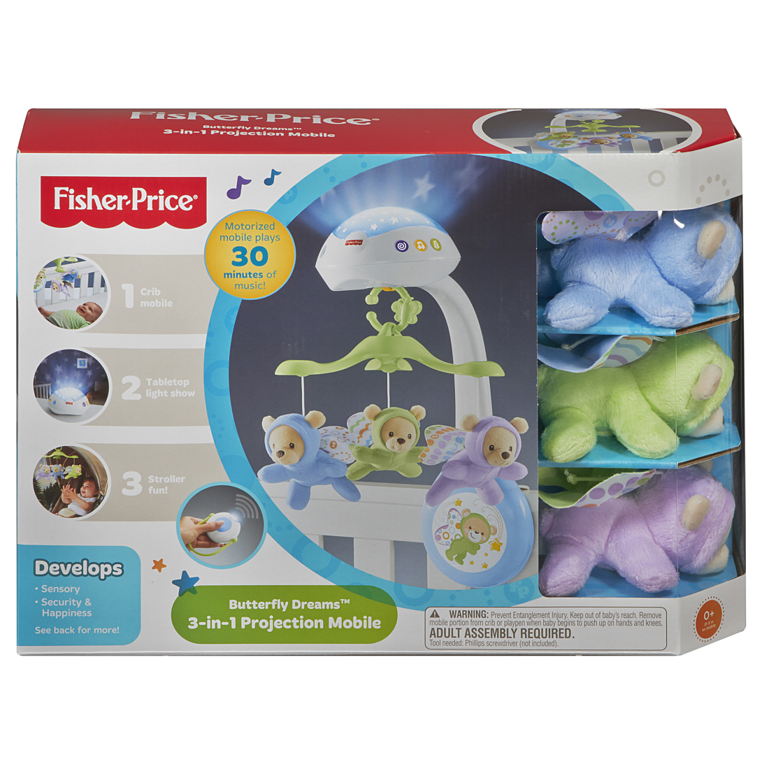 fisher-price-mobile doux rêves papillon-jouet pour berceau lumineux