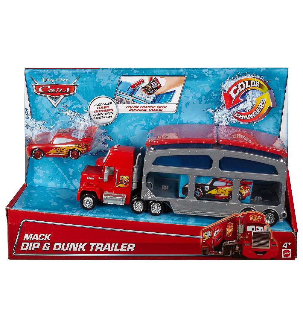 Cars Disney Pixar - Mack Color Changers - Camion Petites voitures - 4 ans et +