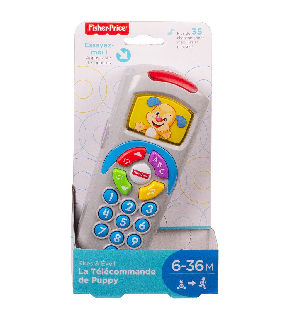 Fisher-Price - La Télécommande de Puppy - Jouet d'éveil - 6 mois et +