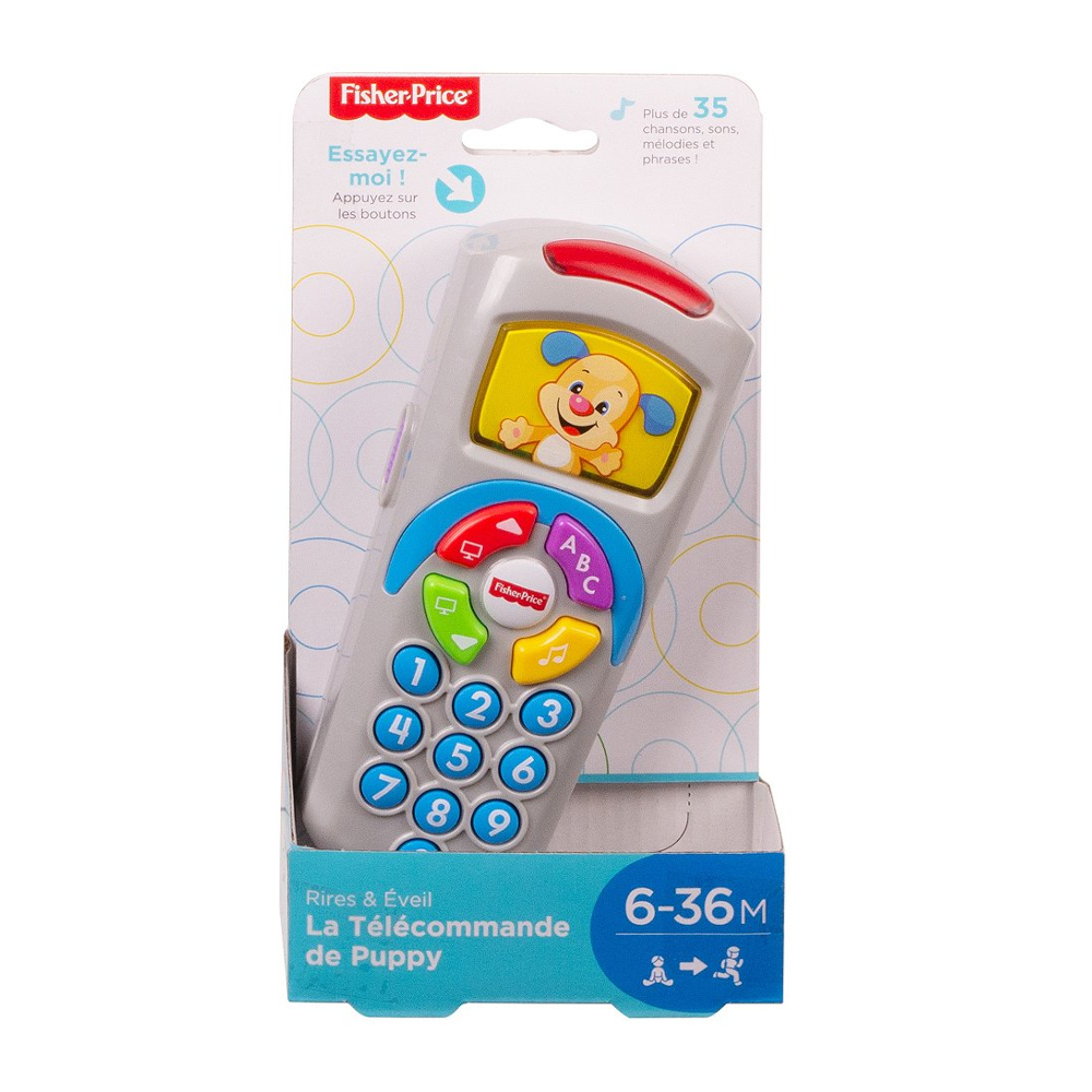 Fisher-Price - La Télécommande de Puppy - Jouet d'éveil - 6 mois et +