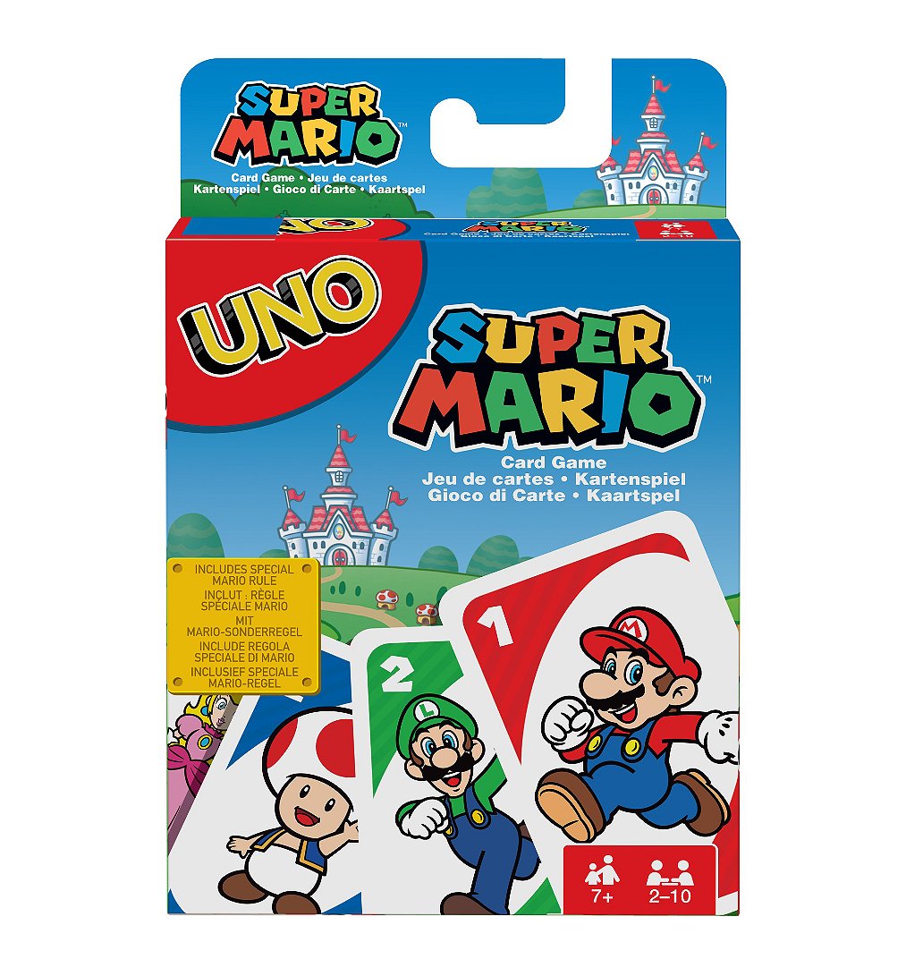 Mattel Games - Uno Super Mario Bros - Jeu de Cartes - Dès 7 ans