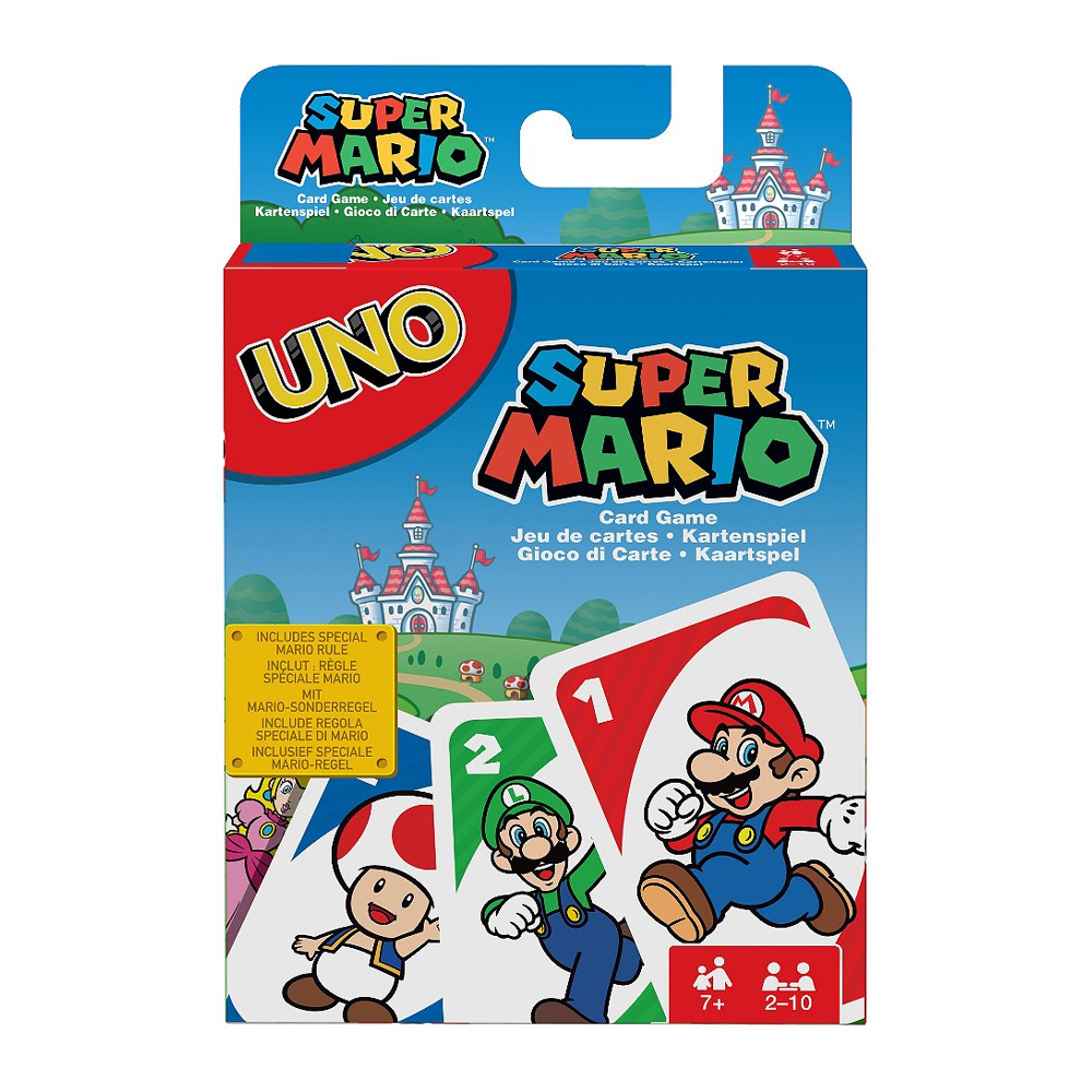 Mattel Games - Uno Super Mario Bros - Jeu de Cartes - Dès 7 ans