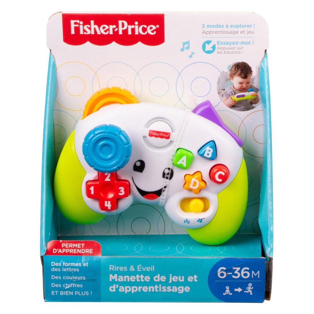Fisher-Price - La manette de jeux et d’apprentissages - Jouet d'éveil - 6 mois et +