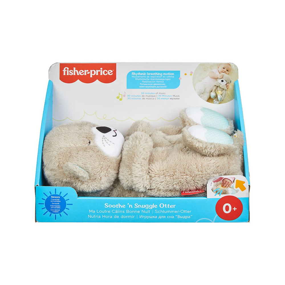 Fisher-Price - Ma Loutre Câlins Bonne Nuit - Jouet d'éveil - 3 mois et +
