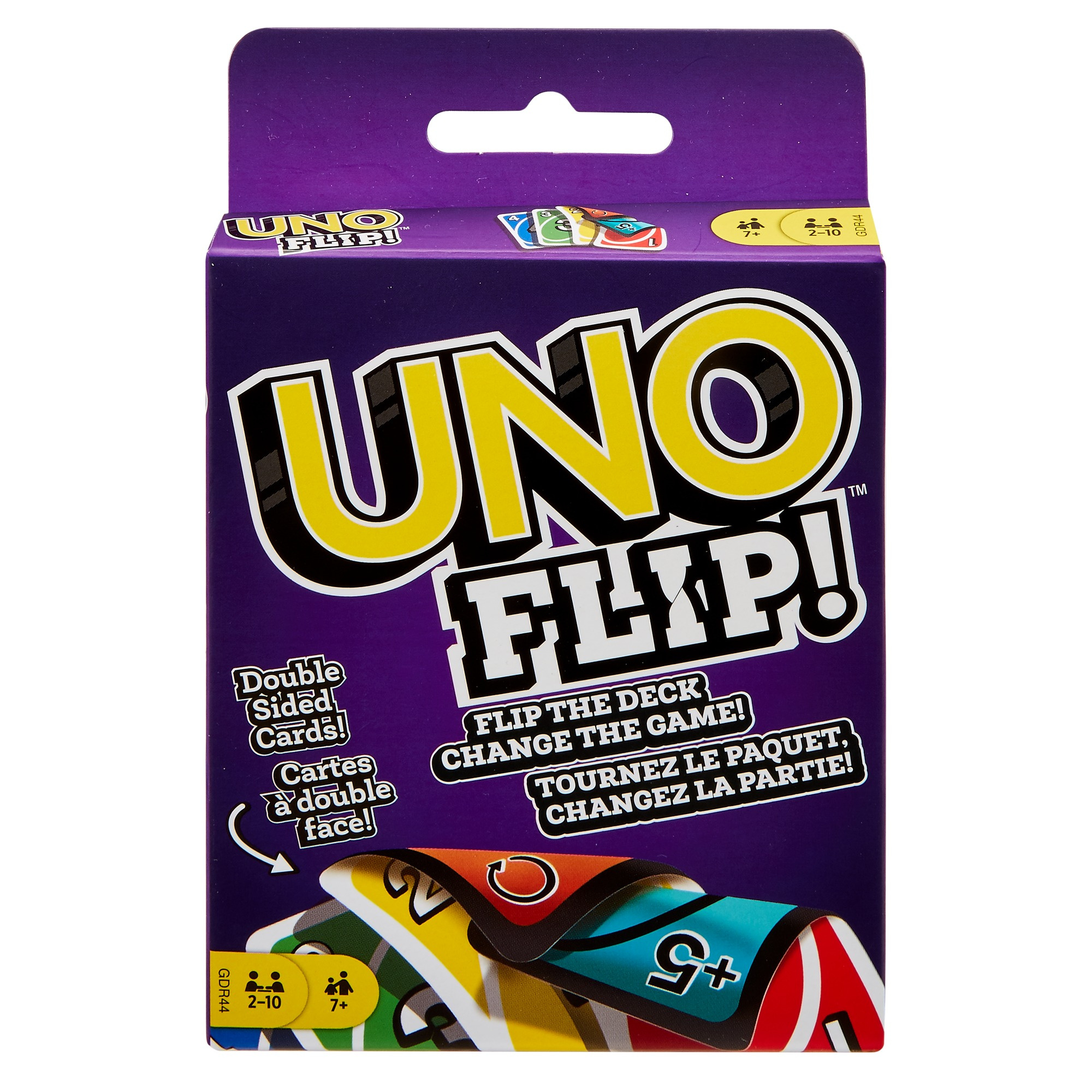 Mattel Games - UNO FLIP - Jeu de cartes - Jeu de Cartes Famille - 7 ans et +