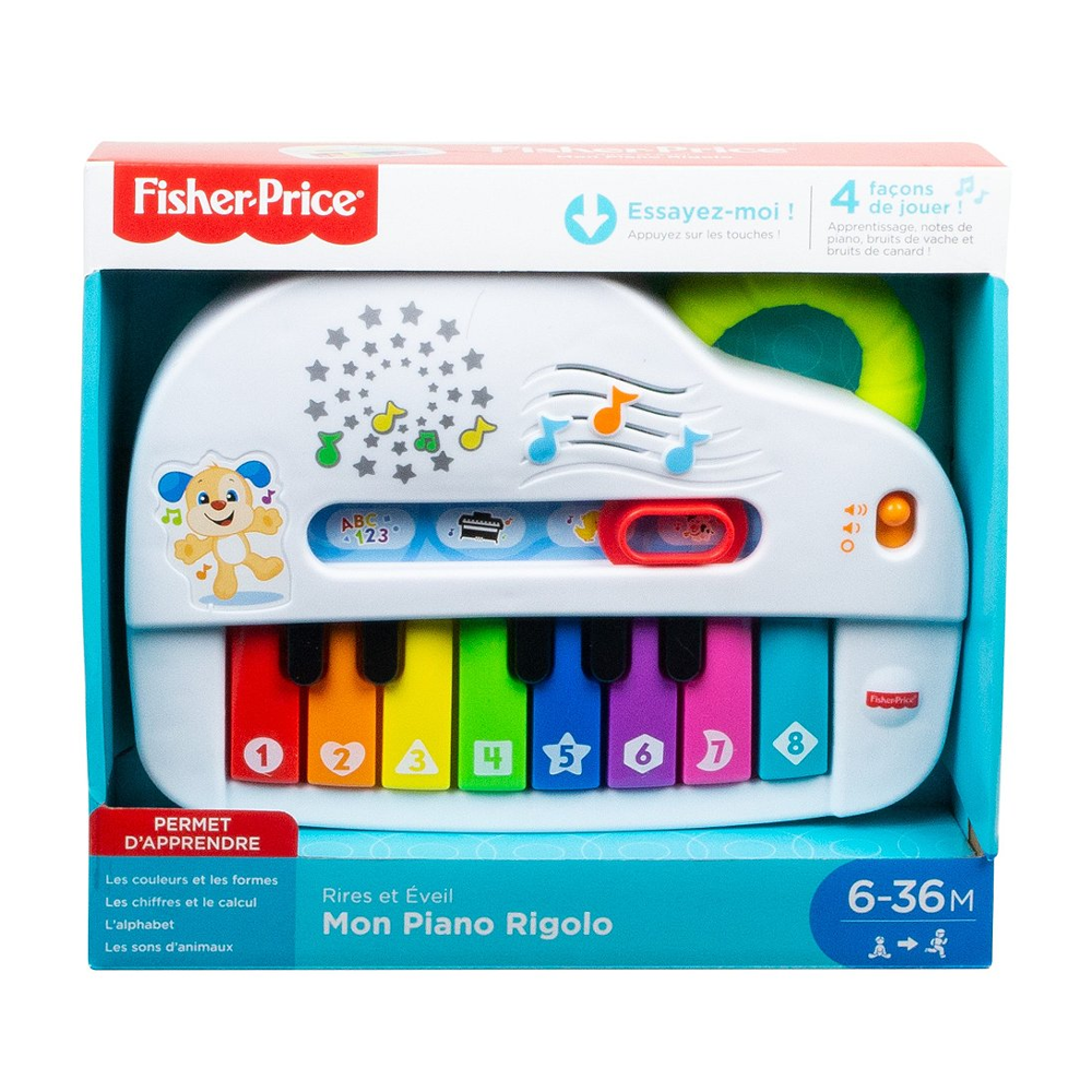 Fisher-Price - Mon Piano Rigolo - Jouet d'éveil - 6 mois et +