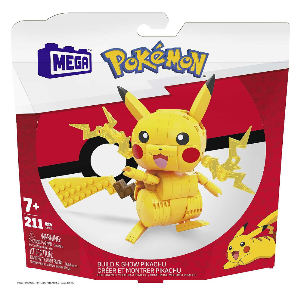 Mega Construx - Pokemon Pikachu à construire - Briques de construction - 7 ans et +
