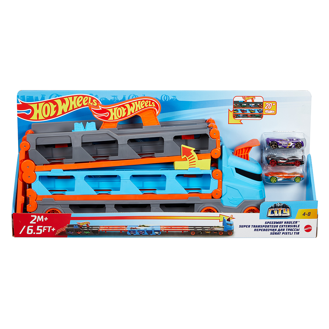 Hot Wheels véhicules de rangement et de transport, de 4 à 8 ans