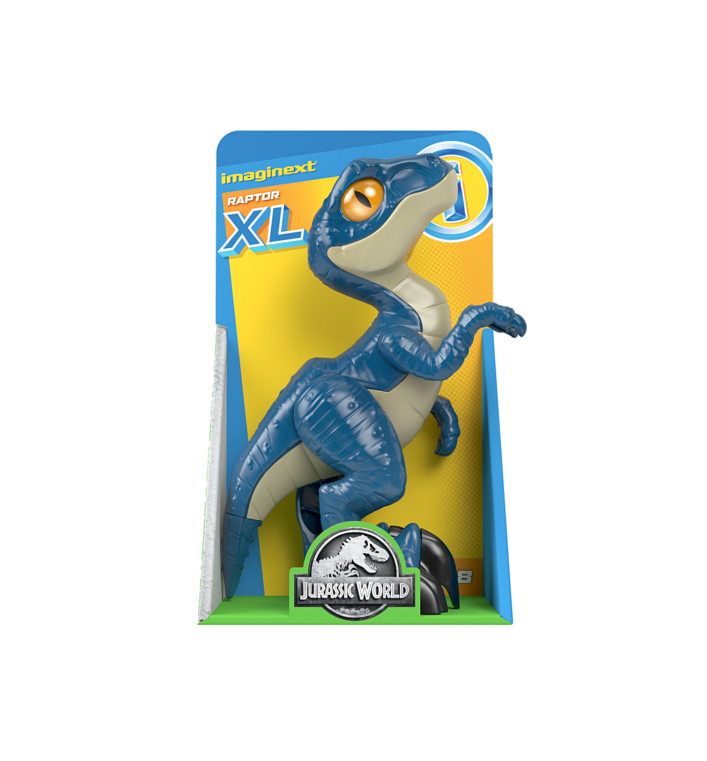 Fisher-Price - Vélociraptor XL Imaginext Jurassic World - Figurine Dinosaure - Dès 3 ans