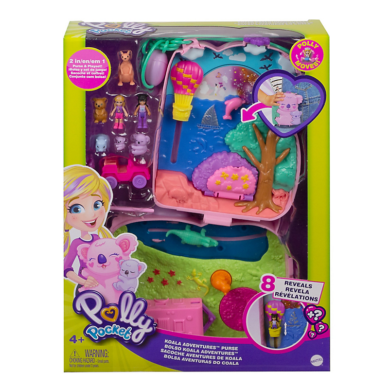 Polly Pocket - Coffret Aventures du Koala - Mini-poupée - Dès 4 ans