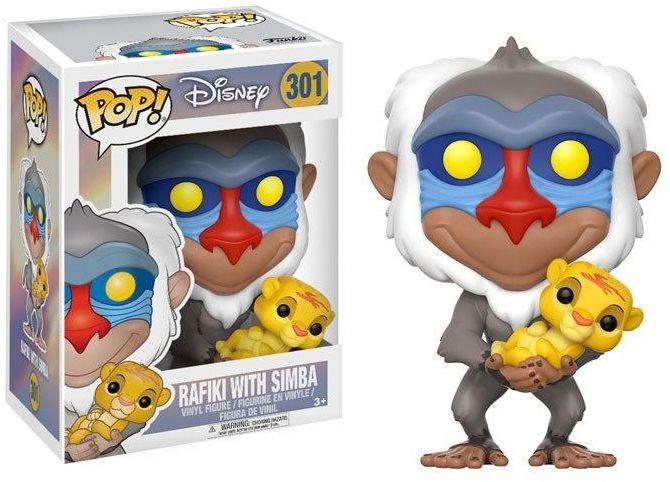 Figurine Pop Disney Le Roi Lion: Rafiki avec Simba [301]