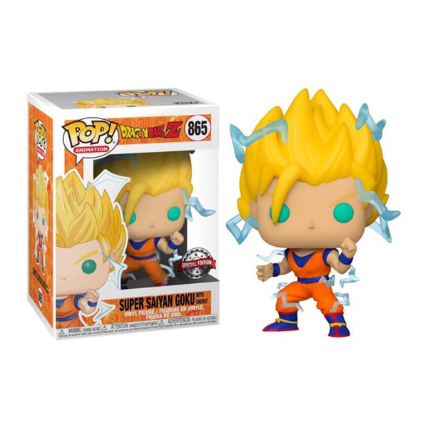 Figurine Pop [Exclusive] Dragon Ball Z : Super Saiyan Goku with energy [865]