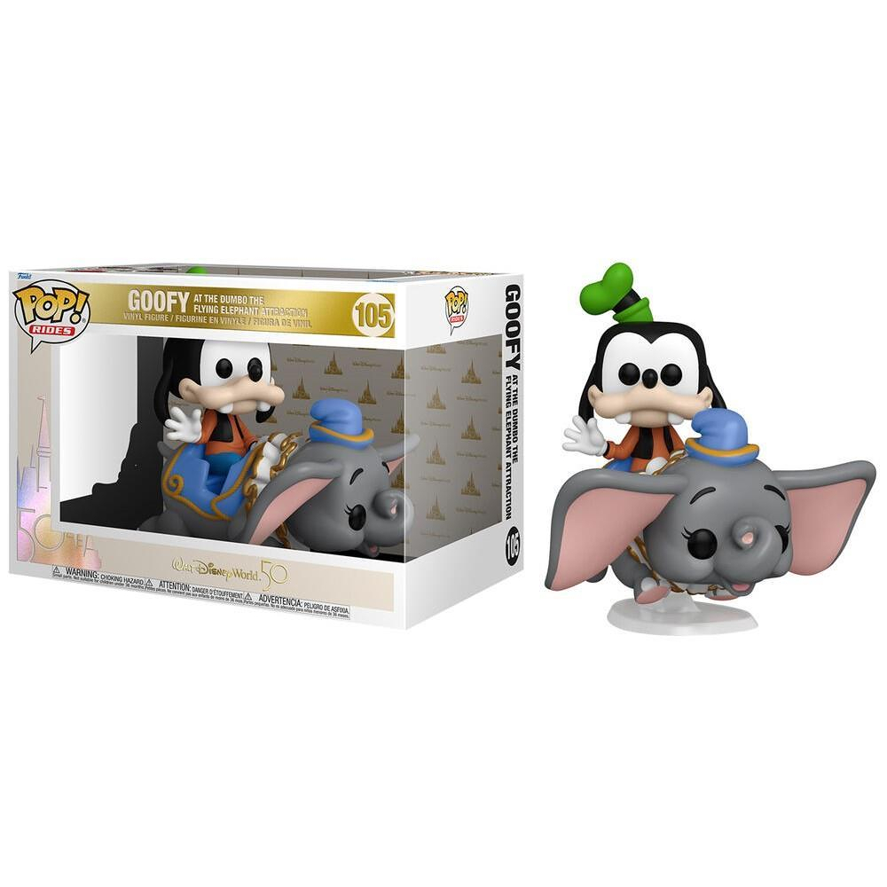 Figurine Funko Pop Mégasize [Super Deluxe] Disney : Dumbo avec Goofy [105]