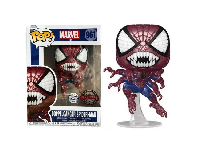 Figurine Pop [Exclusive] Marvel : Doppelganger Spider-Man (Metallic) [961]