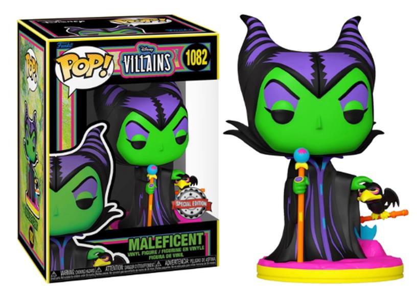 Figurine Pop [Exclusive] Disney Villains : Maléfique (Blacklight) [1082]