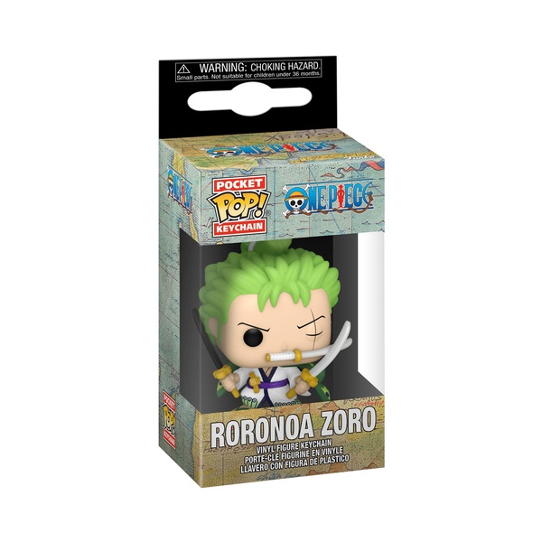 Funko Pop! Keychain: One Piece Roronoa Zoro Mini Figurine en Vinyle à Collectionner Porte clés Fantaisie Cadeau de Noël Idée de Cadeau Produits Officiels Anime Fans Mini Figurine - vue 6