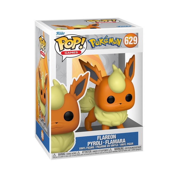 Figurine FUNKO POP Games Pokémon Pyroli 629 - vue 7
