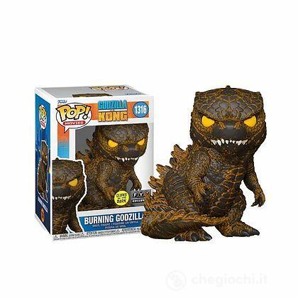 Figurine Pop [Exclusive] Godzilla VS Kong : Burning Godzilla (luminiscent dans le noir) [1316]