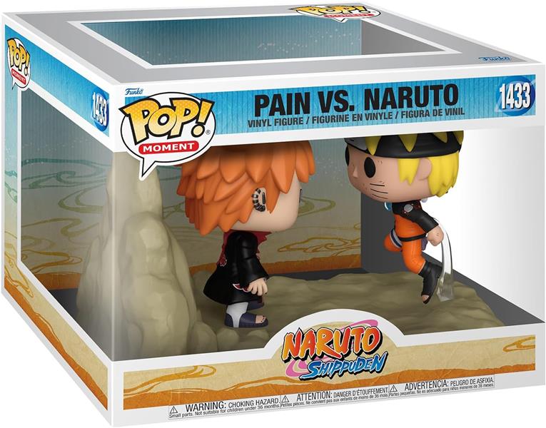 Naruto - Pack 2 figurines POP! Pain vs Naruto 9 cm