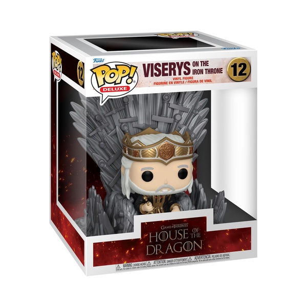 Pop Deluxe House Of The Dragon Viserys Trone - vue 1