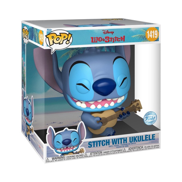 Figurine FUNKO POP Disney Lilo & Stitch Stitch avec ukelele 1 419 - vue 6