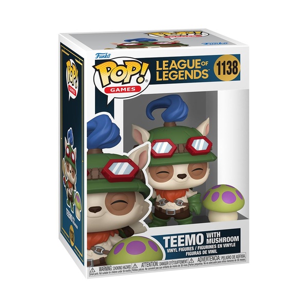 League of Legends Figurine POP!&Buddy Teemo avec Shroom 9 cm - vue 6