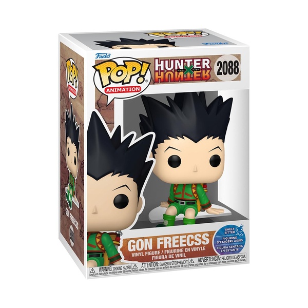 Hunter x Hunter Figurine POP! Gon Freecss Sit 9 cm - vue 4