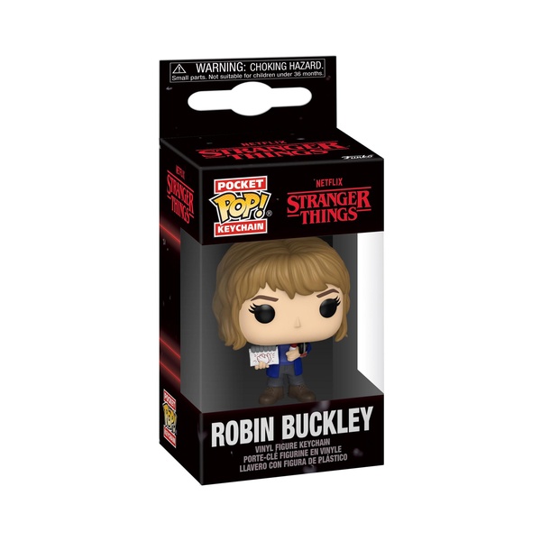 Figurine Funko Pop Keychain Stranger Things S5 Robin Buckley - vue 2