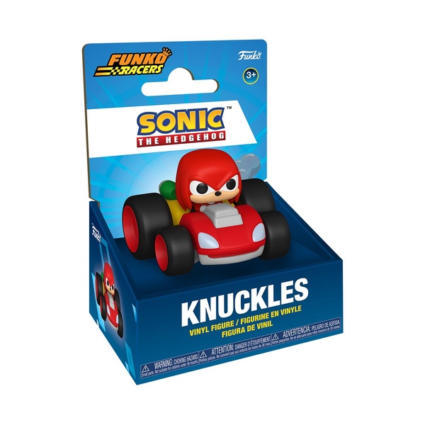 Sonic The Hedgehog Super Racers Figurine Diecast Knuckles 5 cm - vue 2
