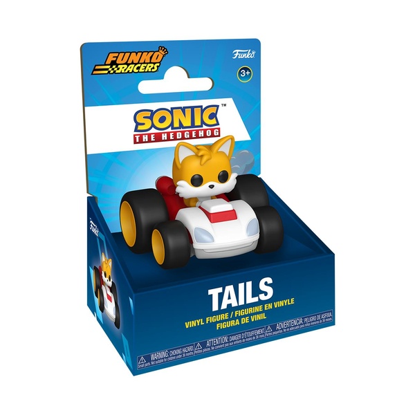 Sonic The Hedgehog Super Racers Figurine Diecast Tails 5 cm - vue 3