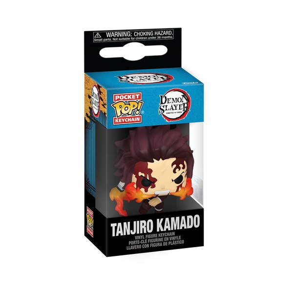 Figurine Funko Pop Keychain DS Tanjiro Dancing Flash - vue 3
