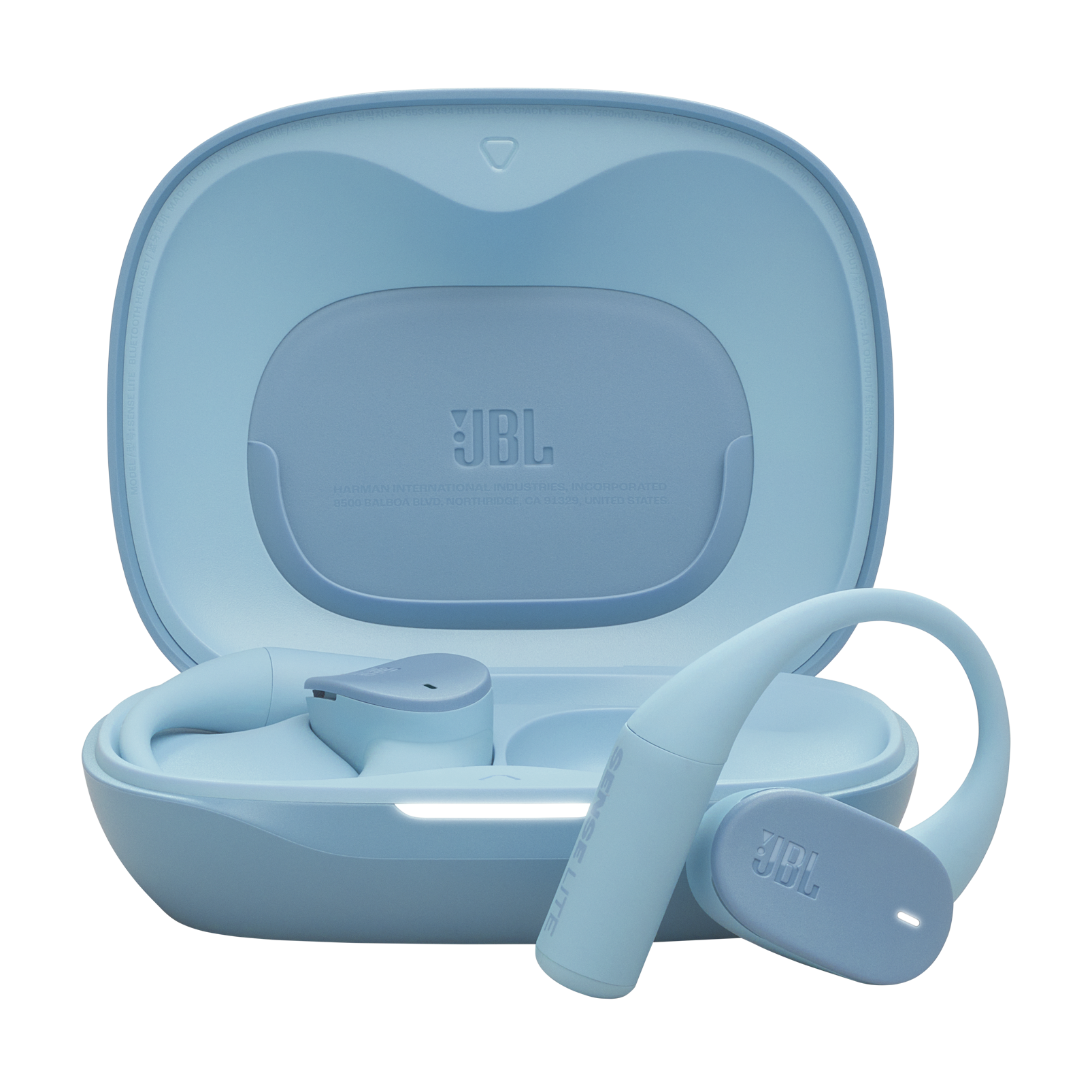 Ecouteurs à conduction sans fil Bluetooth JBL Sense Lite avec réduction de bruit Bleu