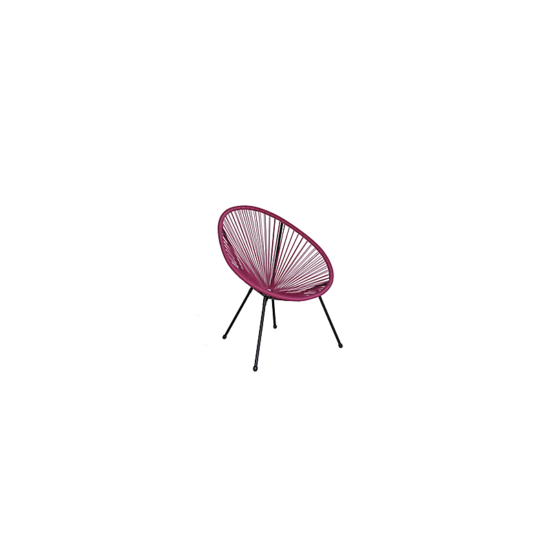 Fauteuil de jardin Acapulco rose