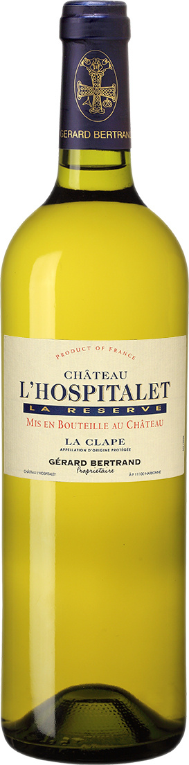 Château L'Hospitalet La Réserve BIO, 2021 - La Clape AOP - Blanc Sec - 75 cl