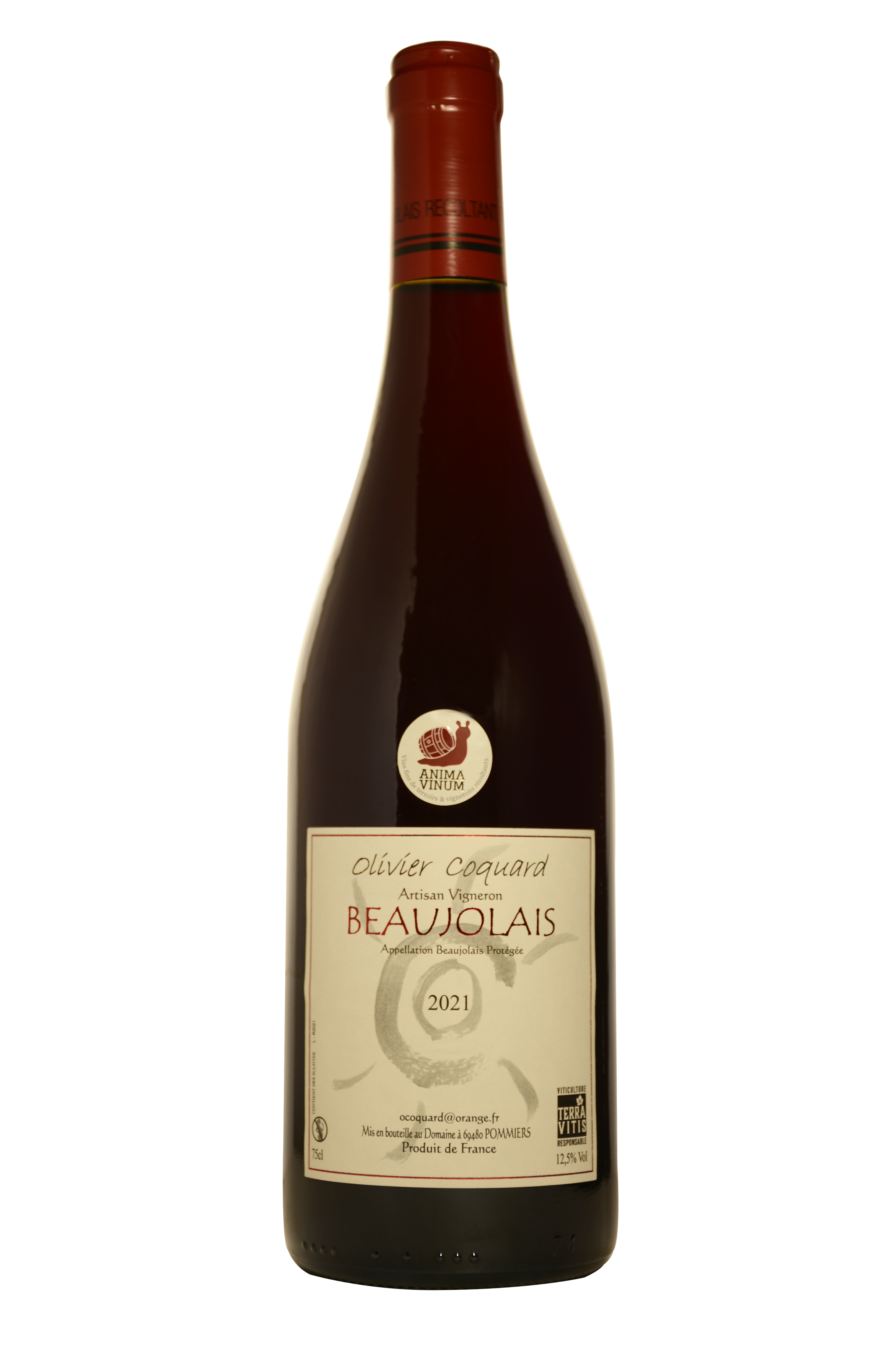 Olivier Coquard, 2021 - Beaujolais AOP - Rouge - 75 cl