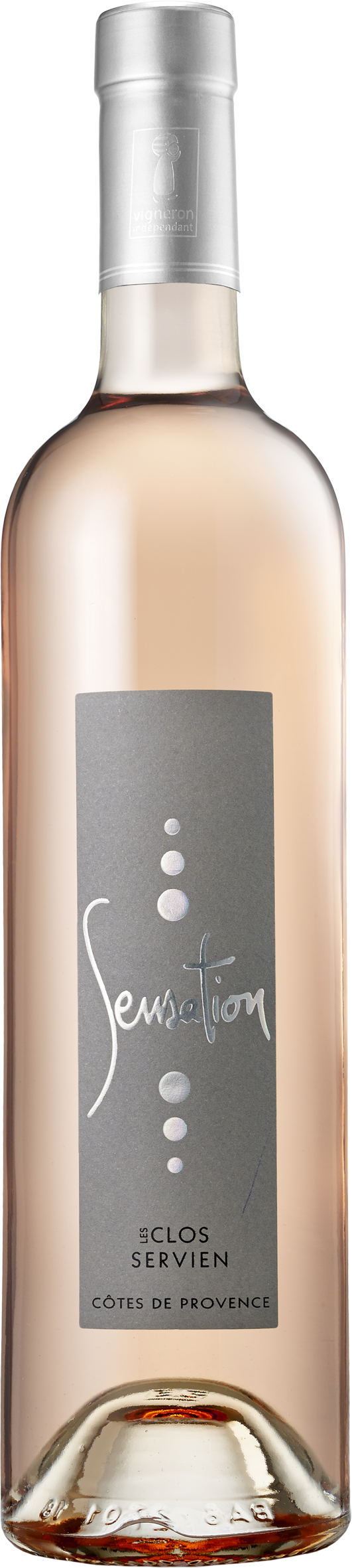 Les Clos Servien Sensation, 2022 - Côtes de Provence AOP - Rosé - 75 cl - étiquette abîmée