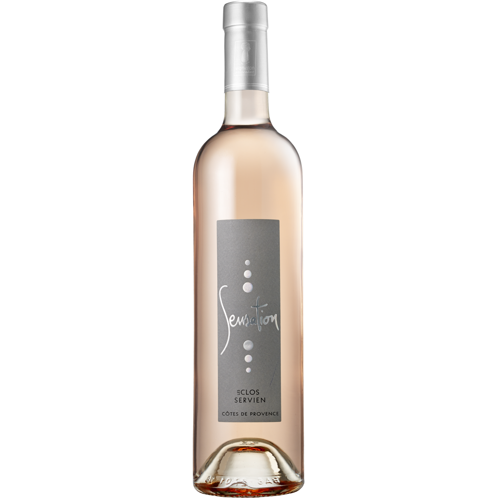 Les Clos Servien Sensation, 2022 - Côtes de Provence AOP - Rosé - 75 cl - étiquette abîmée