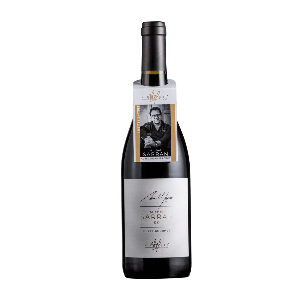 Signature Chef - Michel Sarran Cuvée Gourmet, 2019 - Corbières AOP - Rouge - 75 cl - étiquette abîmé